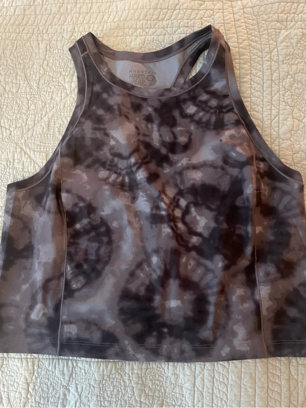 Mountain Hardwear Tie-Dye Cropped Tank Top size Large NWT